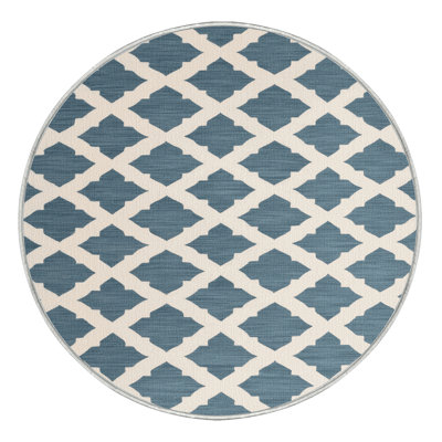 Machine Washable Trellis Beige Area Rug