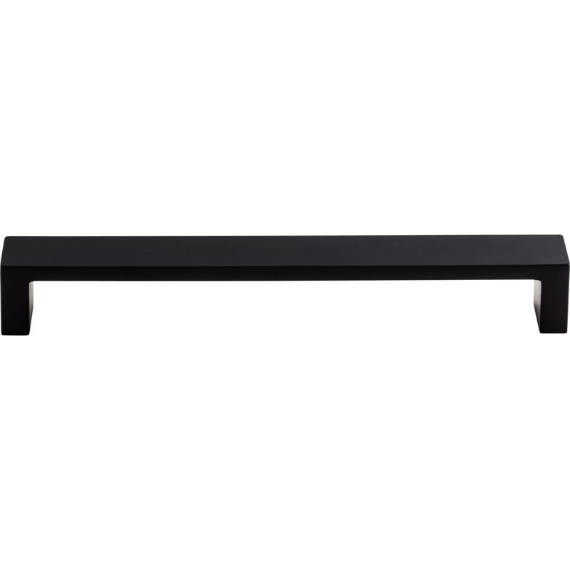 Modern Metro Bar Pull, Flat Black, 7" Center to Center