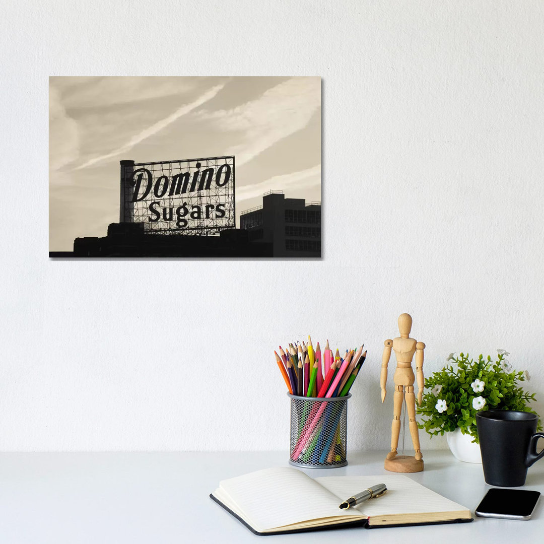 Low Angle View Of Domino Sugar Sign, Inner Harbor, Baltimore, Maryland, USA by Panoramic Images - Wrapped Canvas Gallery-Wrapped Canvas Giclée