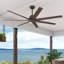 Ventilateur de plafond standard 72 pouces à 7 pales homologué ENERGY STAR avec commande murale-130371283