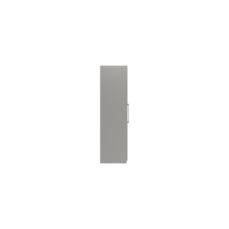 Niemeyer 2 Door Manufactured Wood Wardrobe, Light Grey