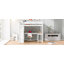 Lit mezzanine avec bureau et tablette
