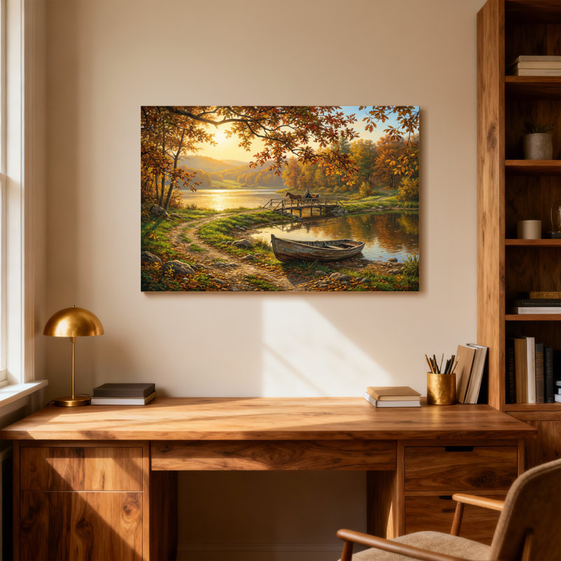 Paysage et nature, H 28 po x l 40 po