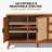 Ailia 58" 3 Drawer Sideboard Fully Assembled-1129374788