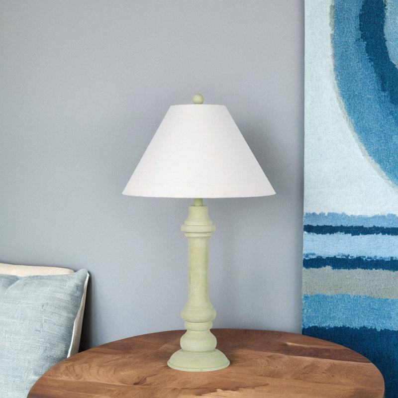 Lampe de buffet en résine Diandre, Crème