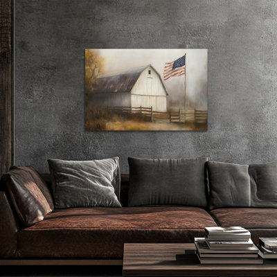Patriotic Wall Art, American Flag Wall Art for Living Room, American Flag Wall Decor Poster Picture Military Wall Art, Patriotic Military Wall Decor Memorial Day Wall Art