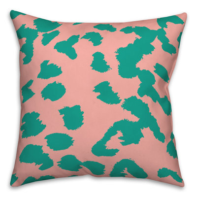 Animal Print Outdoor Reversible Throw Pillow