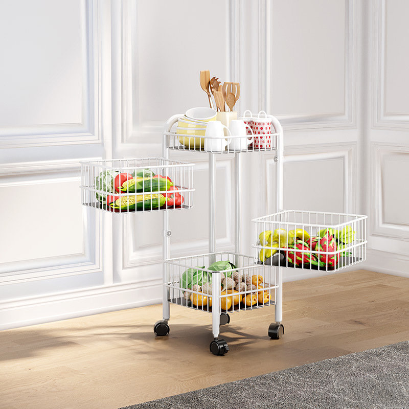 60cm H x 27cm W Utility Cart with Wheels