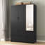 Garde-robe 4 portes avec miroir-667675704
