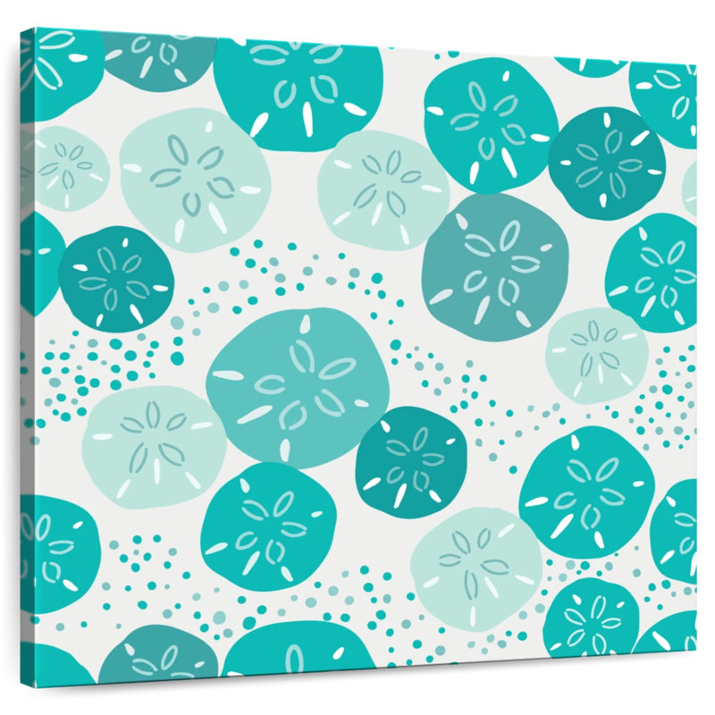 Brampt Turquoise Sand Dollars, 30'' H x 30'' W