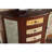 Half-Round Carved Console Accent Cabinet
