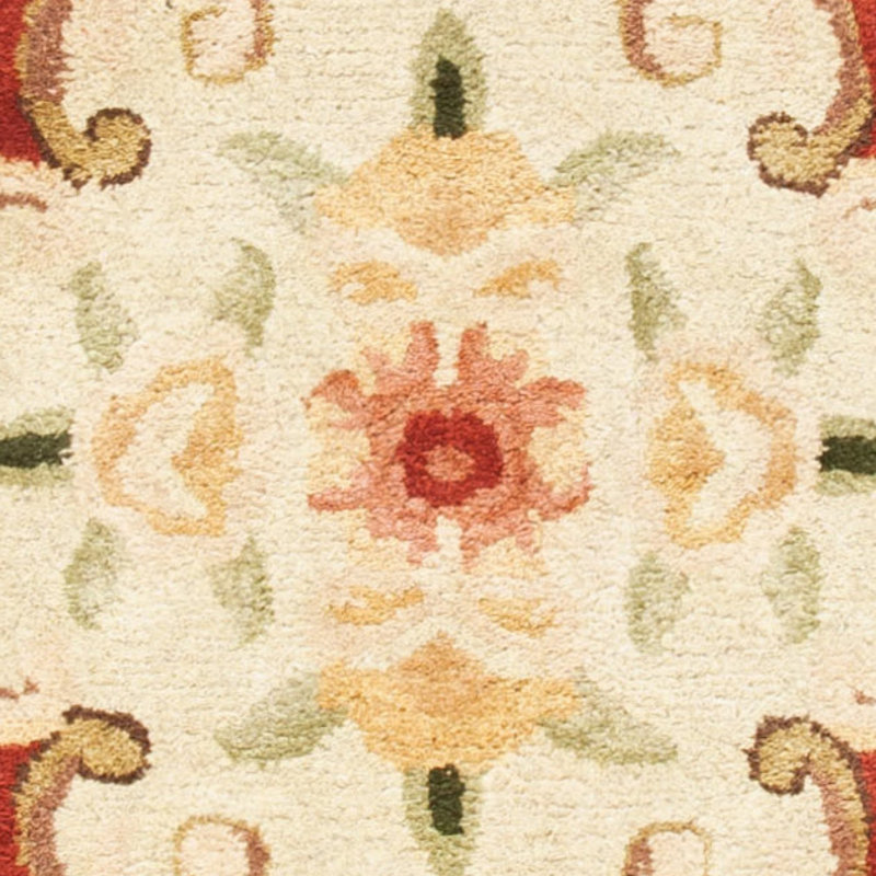 Tapis noir / vert en laine touffeté à la main à motif oriental Alg, Rectangle 3 pi x 5 pi