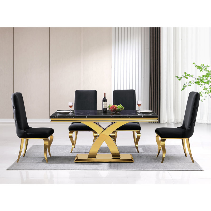 Hudeyfi 20.1'' H Tufted Velvet Upholstered Side Chair