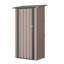 88x61cm Metal Garden Storage Shed with Lockable Door & Shelves