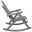 Chaise berçante en bois pour le porche (excluant la table)-50798518