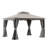 Sunjoy Soft Top Gazebo 11 ft. x 13 ft. Steel Gazebo with 2-Tier Hip Roof,Netting and Curtain,Metal Structure-1686420445