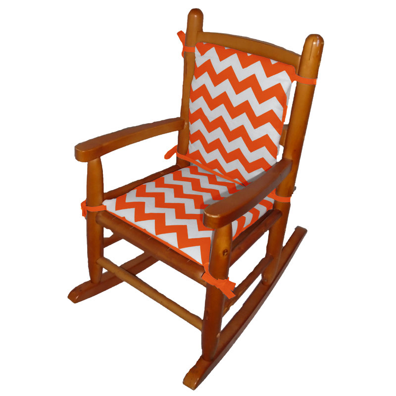 Kinzie Outdoor Rocking Chair Seat / Back Cushion, Orange