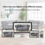 Canapé compact en velours de 65 pouces Chesterfield