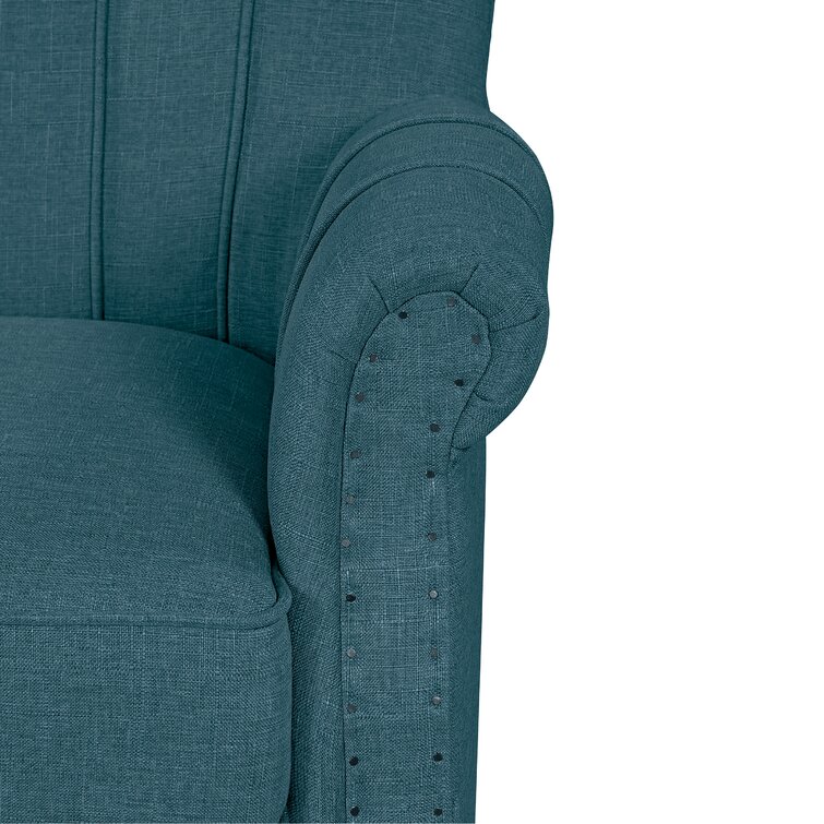 Keilani 36.5 Wide Swivel Barrel Chair Kelly Clarkson Home Body Fabric: Mineral Blue Floral Performance