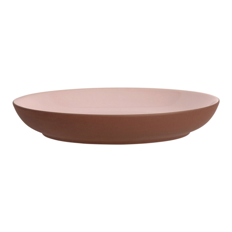 Maxwell & Williams Sienna soup plate, dinner plate, ceramic, D 19 x 3cm, Antique pink and pink