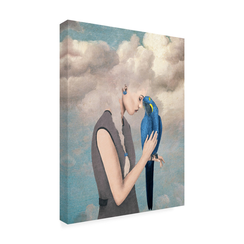Art sur toile Paula Belle Flores «You Are Safe With Me», H 19 po x l 14 po x P 2 po