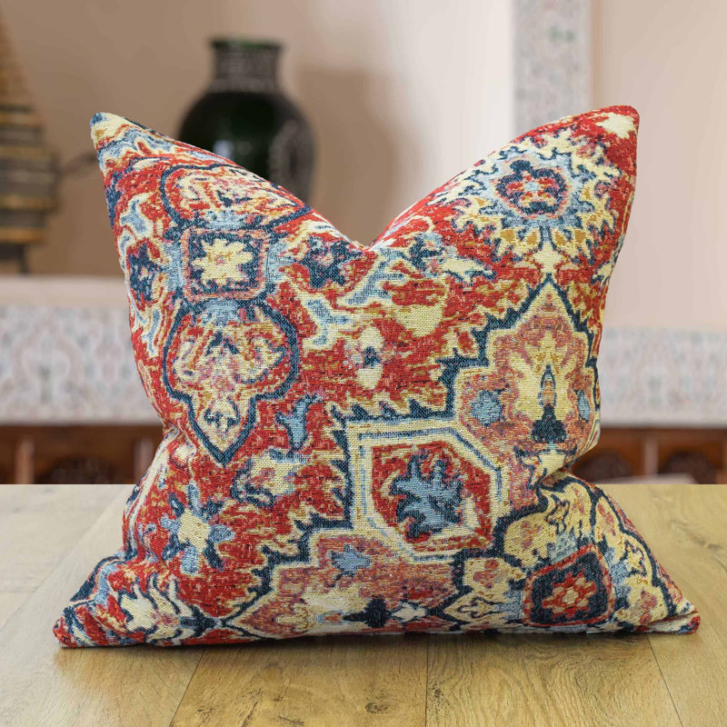 Marrakesh Tapestry Cushion, 43x43cm, Synthetic filled