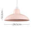 12.2cm H Metal Bowl Pendant Shade ( Clip On )-1048060218