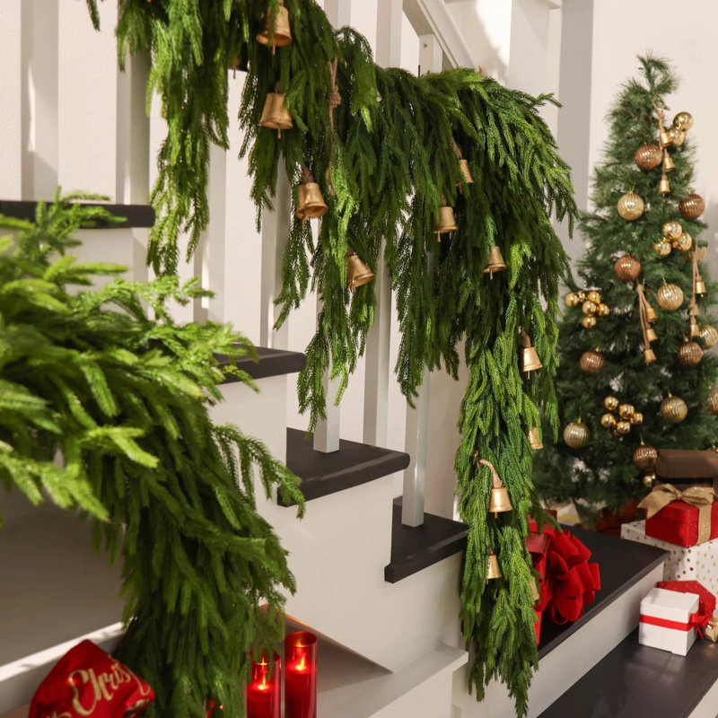 Draping Real Touch Norfolk Garland Pine