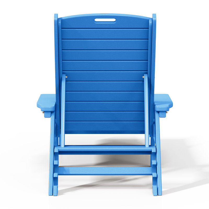 Ensemble de 3 chaises longues inclinables Laguna, Bleu pacifique