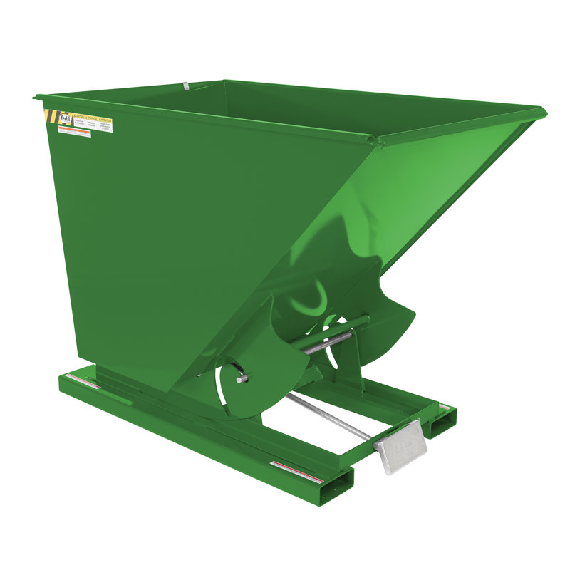 Poubelle à chargement automatique 479,31 gallons, Vert gazon, 718.96 gallons