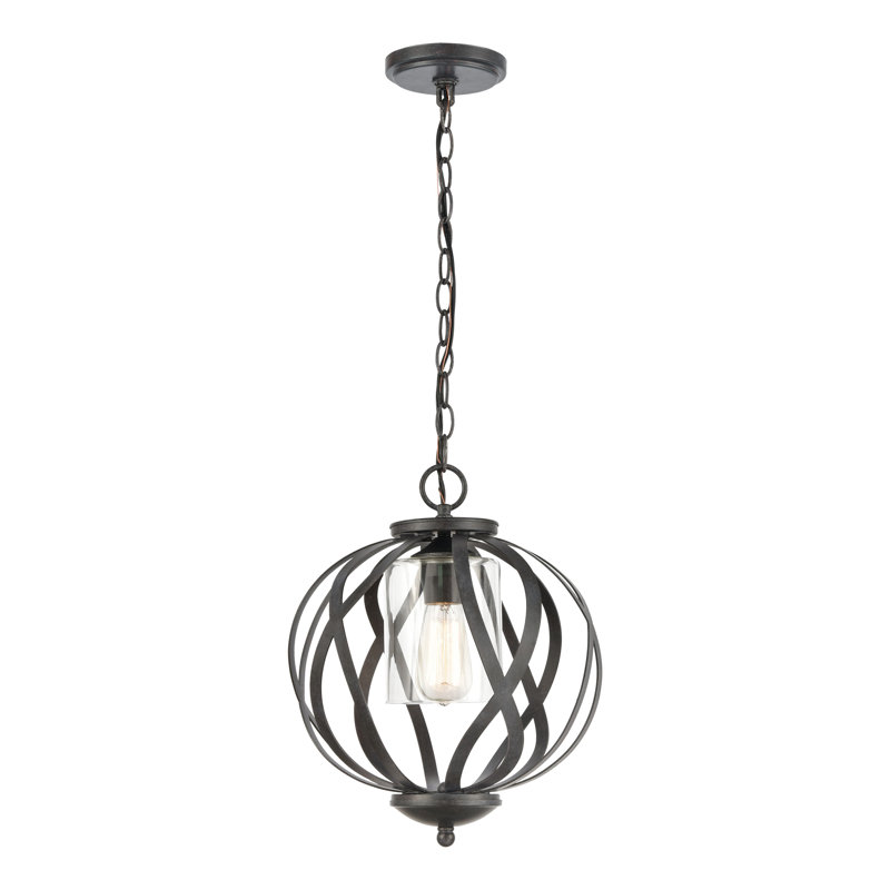 Luminaire suspendu 1 lumière Daisy 12 po - Bronze minuit