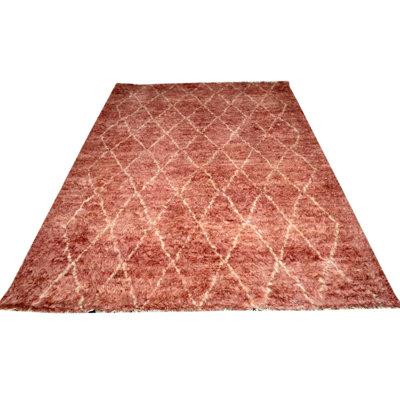 Fremantle Rectangle 180 cm x 280 cm Geometric Hand Knotted Area Rug