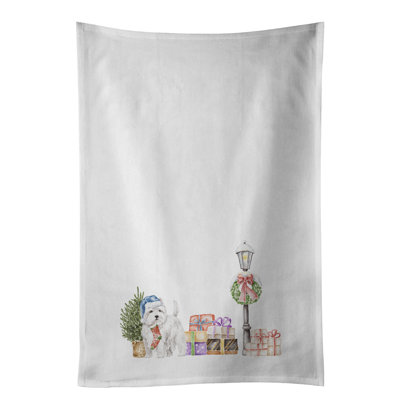 Ensemble de 2 serviettes de cuisine West Highland White Terrier