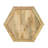 Ensemble de 3 tables d'appoint en bois de manguier et en fer Broadus