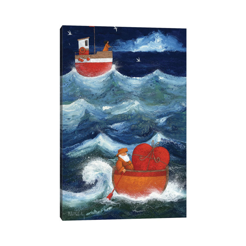 The Valentine by Peter Adderley - Wrapped Canvas Gallery-Wrapped Canvas Giclée, 20.32 cm H x 30.48 cm W