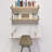 72 in. x 12 in. Birch Butcher Block Wall Mounted Shelf-835739598