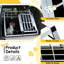 Chenil de transport noir en aluminium pour animal de compagnie
