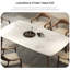 Ensembles de table de salle à manger luxueux en marbre rectangulaire