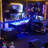 Kaedence L-Shaped Writing Desk, gaming desk with leds, office desk with outlets-579338268-579338259