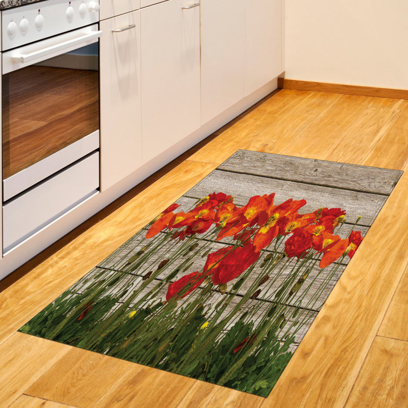 Rustic High Density Long Fiber Poly Threads Decorative Area Rug Carpet, Rectangle 2'7" x 5'