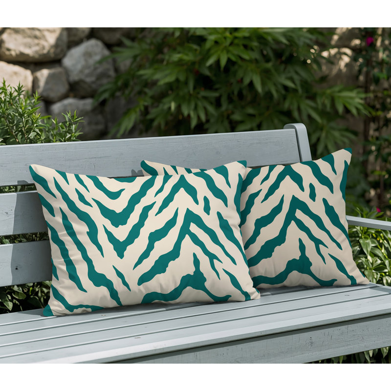 Coussin intérieur / extérieur Billi, 25x18, Teal