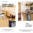 39.4" Fluted Coffee Bar Cabinet with Power Outlet, Mini Fridge Space & Wine Glass Rack-157673454