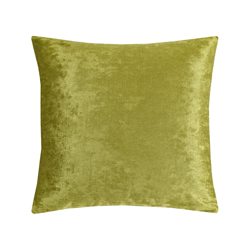 Housse de coussin réversible Velveteen Shadow, Olive