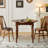 Chestnut colour Free form Solid Wood Dining table