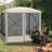 Outsunny Pop Up Camping Canopy Gazebo Screen Shelter Tent With Single Person Easy Set-Up-114930465