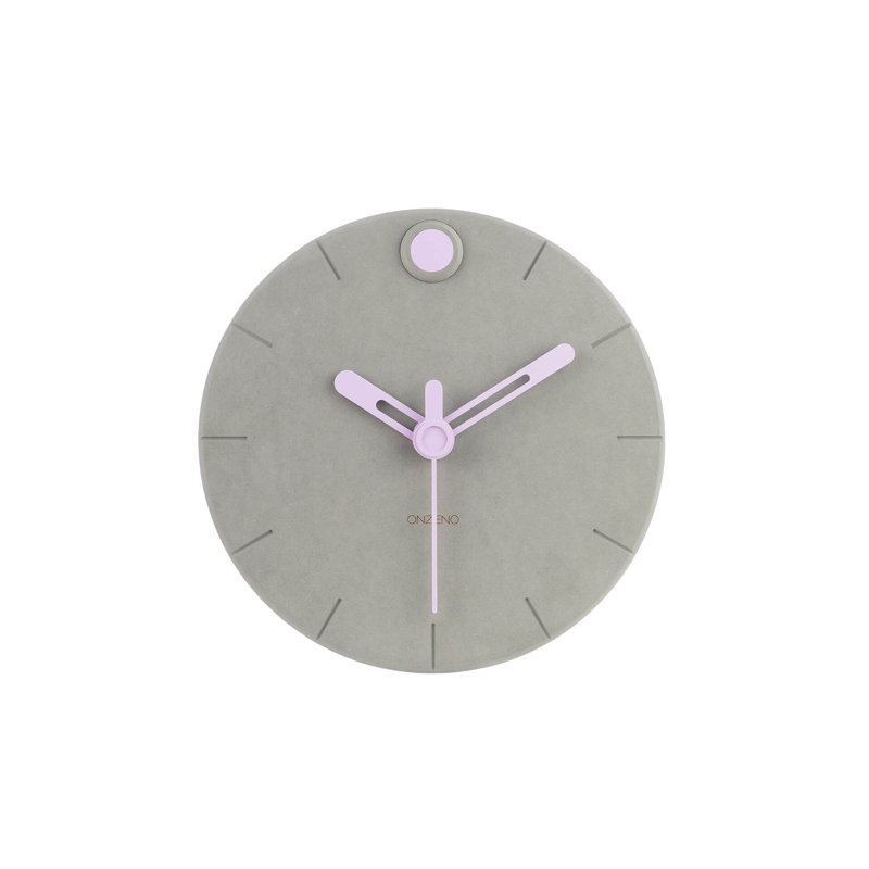 The Scandi 29Cm Silent Wall Clock, Lilac