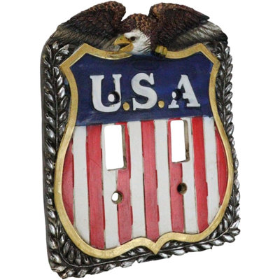 Ensemble de plaques d'interrupteur à bascule patriotiques