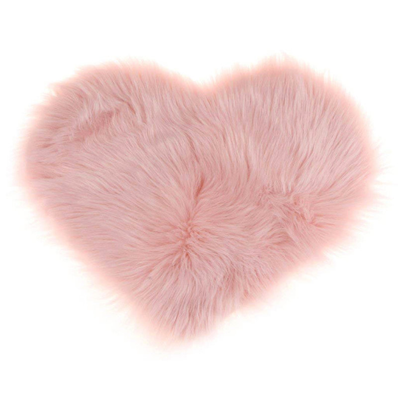 Ukiah Faux Sheepskin Hand Woven Shag 40cm X 50cm Area Rug, Novelty 50 x 40cm