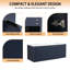 48 Inch Wall-Mounted Single Bathroom Vanity With Resin Vanity Top