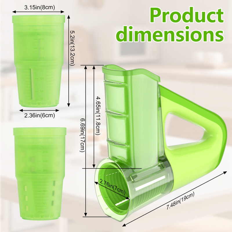 Electric Vegetable Slicer Handheld Cordless Salad Shooter